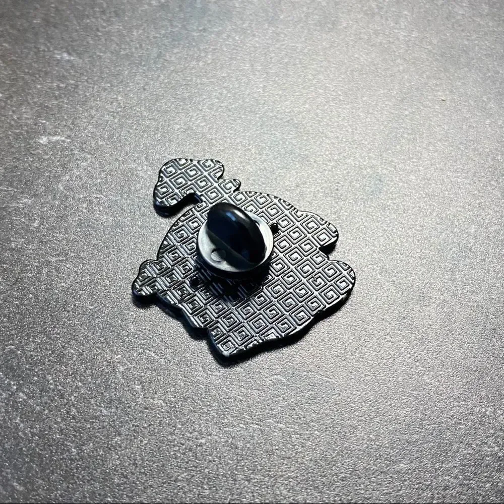Skull & Shrooms Enamel Pin/ Brooch Lapel